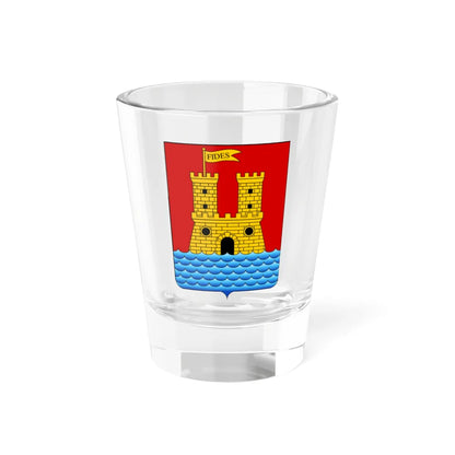 Livorno-Stemma semplificato (Italy) (Coat of Arms) Shot Glass 1.5oz 1.5oz - Go Mug Yourself