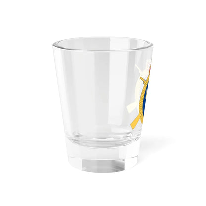 Livregementets grenadjärgrupp vapen (Sweden) (Coat of Arms) Shot Glass 1.5oz - Go Mug Yourself
