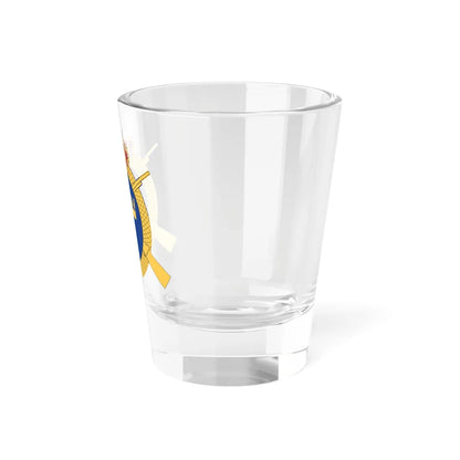 Livregementets grenadjärgrupp vapen (Sweden) (Coat of Arms) Shot Glass 1.5oz - Go Mug Yourself