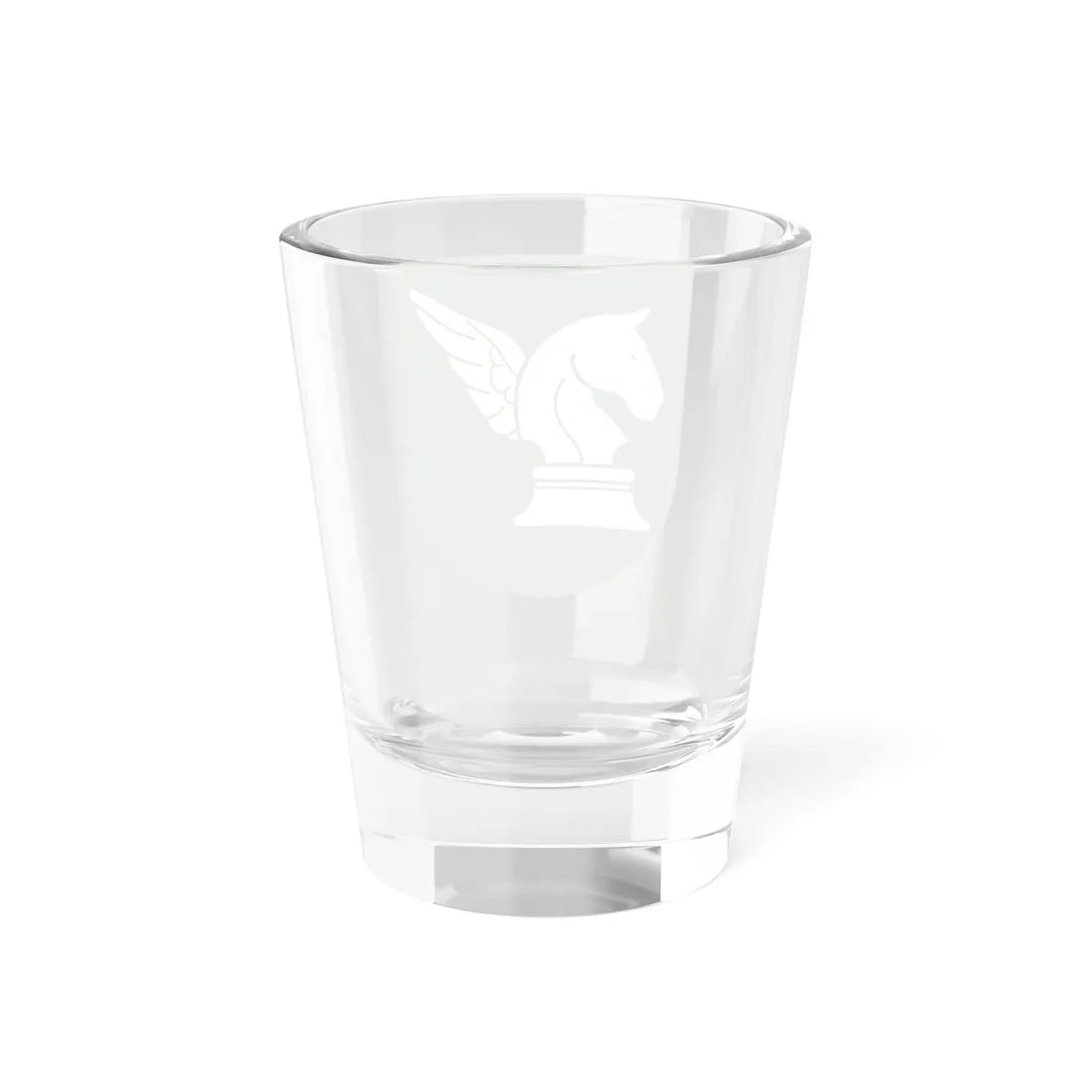 Livregementets husarer 31. luftburna bataljonen vapen (Sweden) (Coat of Arms) Shot Glass 1.5oz - Go Mug Yourself