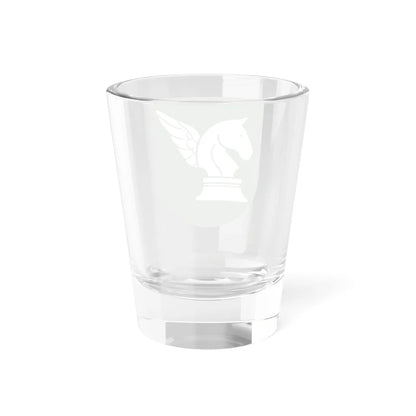 Livregementets husarer 31. luftburna bataljonen vapen (Sweden) (Coat of Arms) Shot Glass 1.5oz - Go Mug Yourself