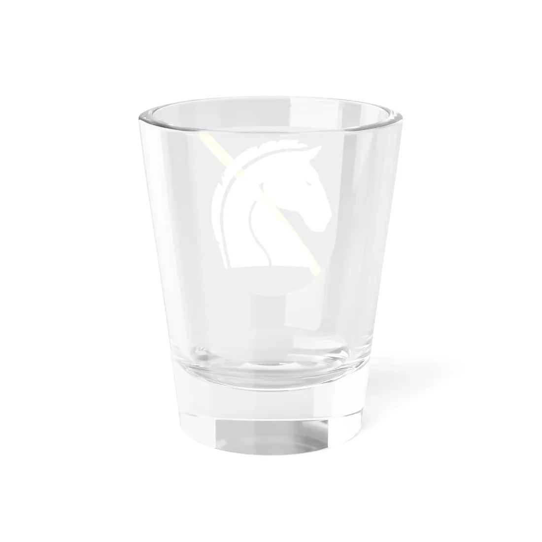 Livregementets husarer 32. underrättelsebataljonen vapen (Sweden) (Coat of Arms) Shot Glass 1.5oz - Go Mug Yourself