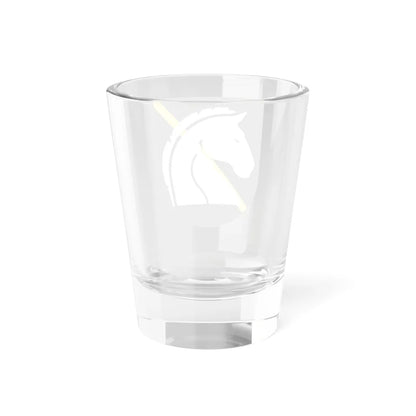 Livregementets husarer 32. underrättelsebataljonen vapen (Sweden) (Coat of Arms) Shot Glass 1.5oz - Go Mug Yourself