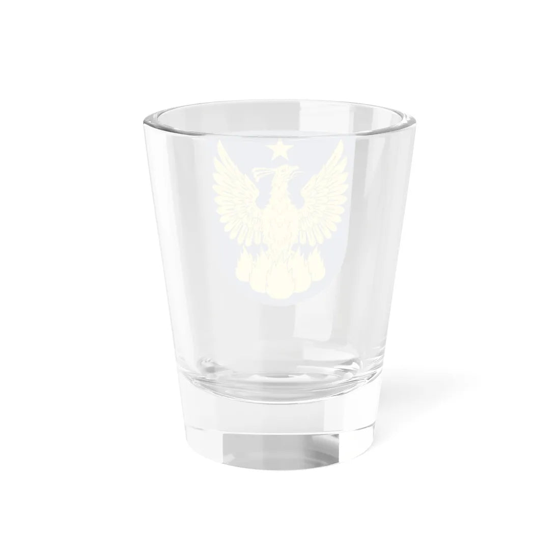 Livregementets husarer Försvarets överlevnadsskola vapen (Sweden) (Coat of Arms) Shot Glass 1.5oz - Go Mug Yourself