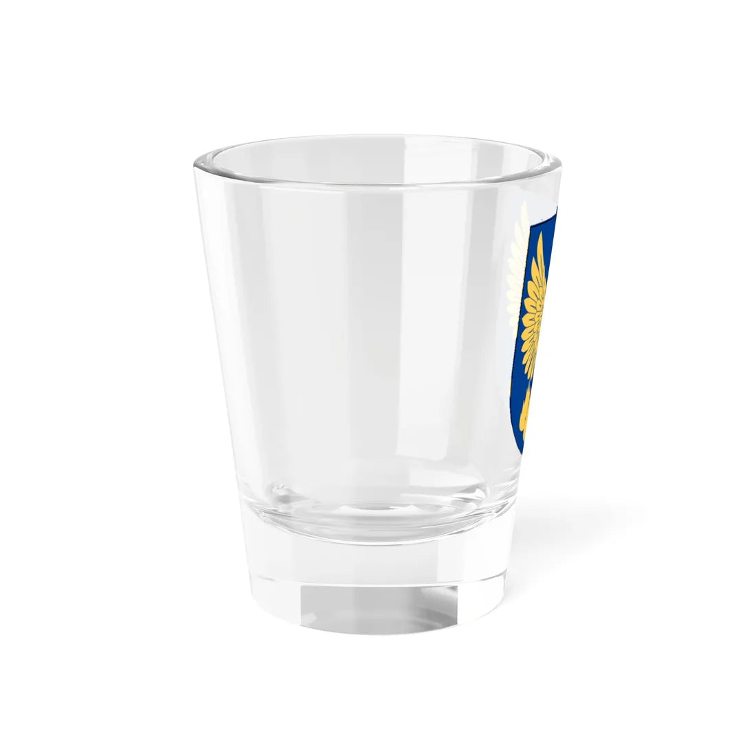 Livregementets husarer Försvarets överlevnadsskola vapen (Sweden) (Coat of Arms) Shot Glass 1.5oz - Go Mug Yourself