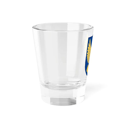 Livregementets husarer Försvarets överlevnadsskola vapen (Sweden) (Coat of Arms) Shot Glass 1.5oz - Go Mug Yourself
