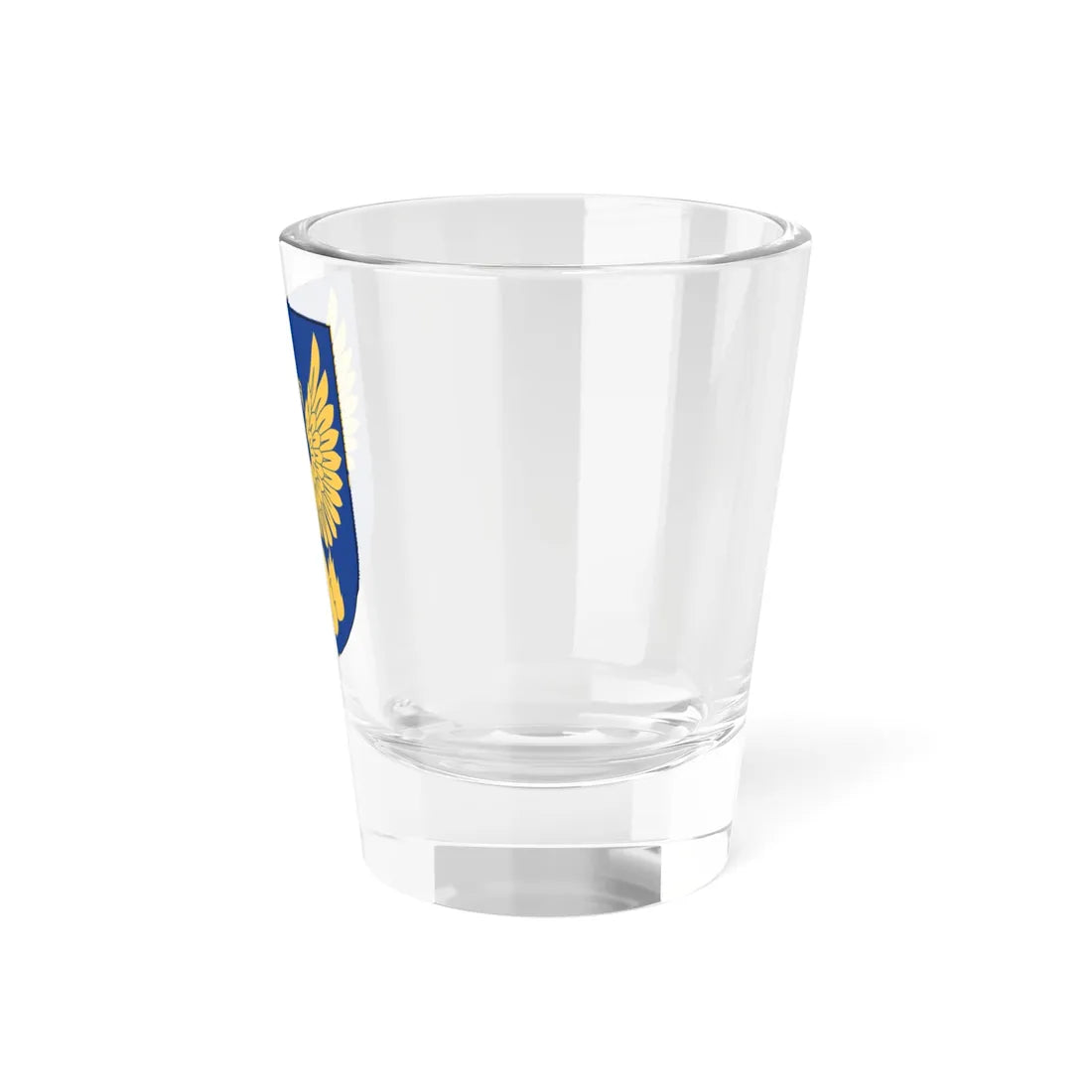 Livregementets husarer Försvarets överlevnadsskola vapen (Sweden) (Coat of Arms) Shot Glass 1.5oz - Go Mug Yourself