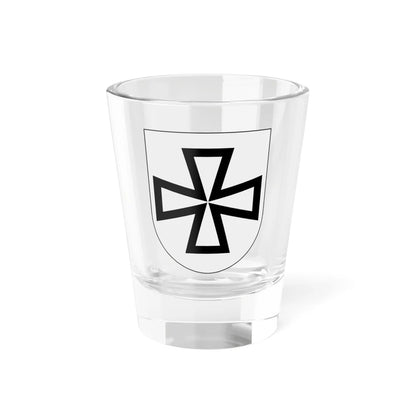 Livregementets husarer Livskvadron vapen (Sweden) (Coat of Arms) Shot Glass 1.5oz 1.5oz - Go Mug Yourself