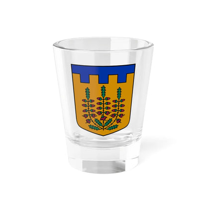 Lizuma pagasta ģerbonis (Latvia) (Coat of Arms) Shot Glass 1.5oz 1.5oz - Go Mug Yourself