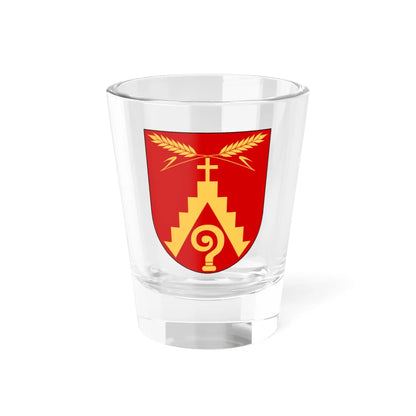 Ljungby församling vapen (Sweden) (Coat of Arms) Shot Glass 1.5oz 1.5oz - Go Mug Yourself