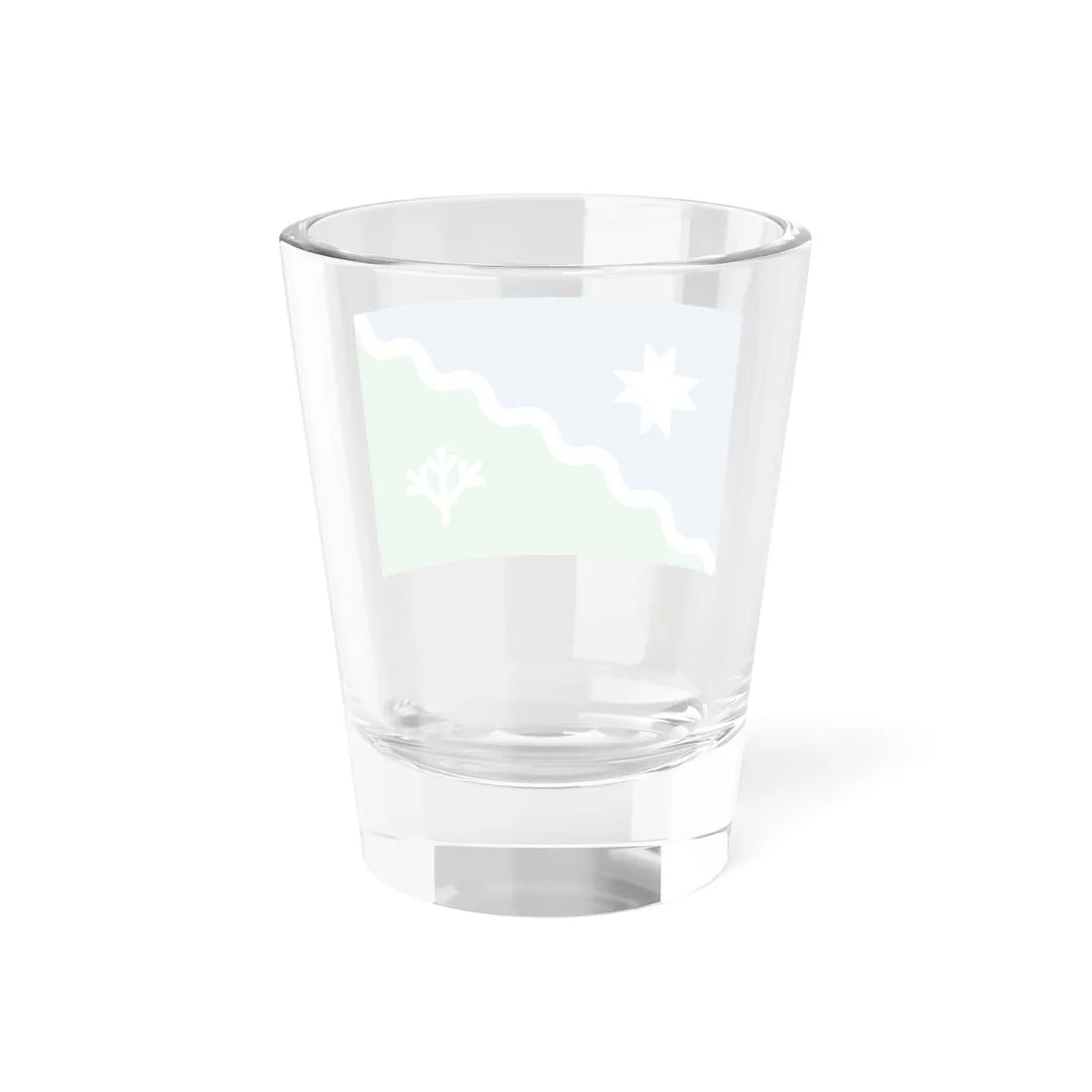 Lääne-Harju valla lipp (Estonia) Shot Glass 1.5oz - Go Mug Yourself