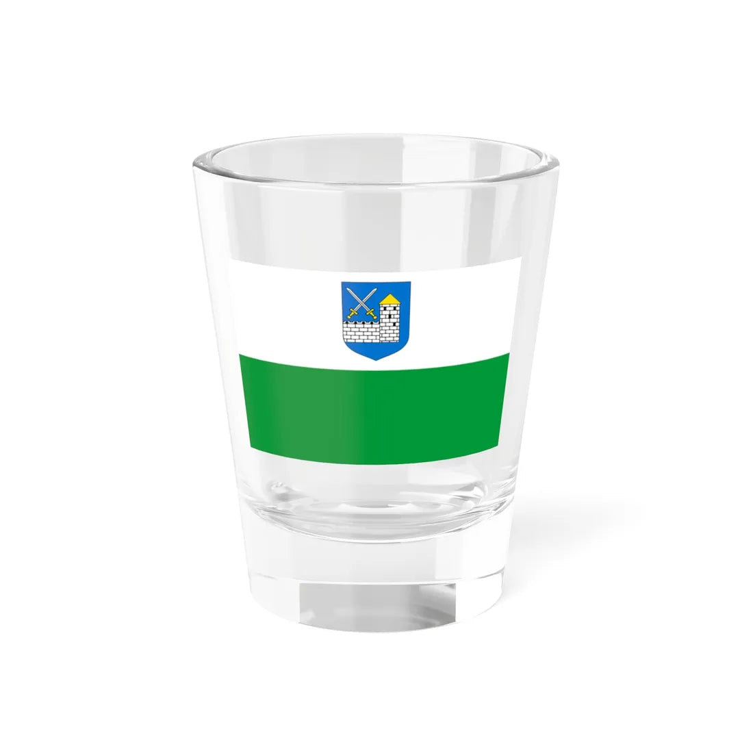 Lääne-Virumaa lipp (Estonia) Shot Glass 1.5oz 1.5oz - Go Mug Yourself