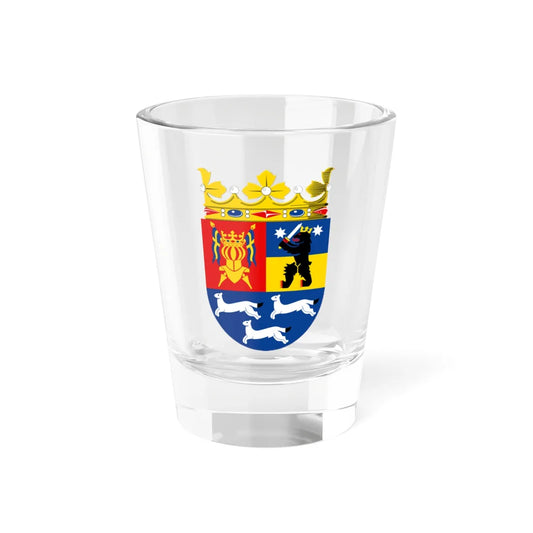 Länsi-Suomen läänin vaakuna (Finland) (Coat of Arms) Shot Glass 1.5oz 1.5oz - Go Mug Yourself