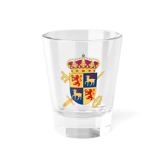 Länsrätten i Kalmar län vapen (Sweden) (Coat of Arms) Shot Glass 1.5oz 1.5oz - Go Mug Yourself