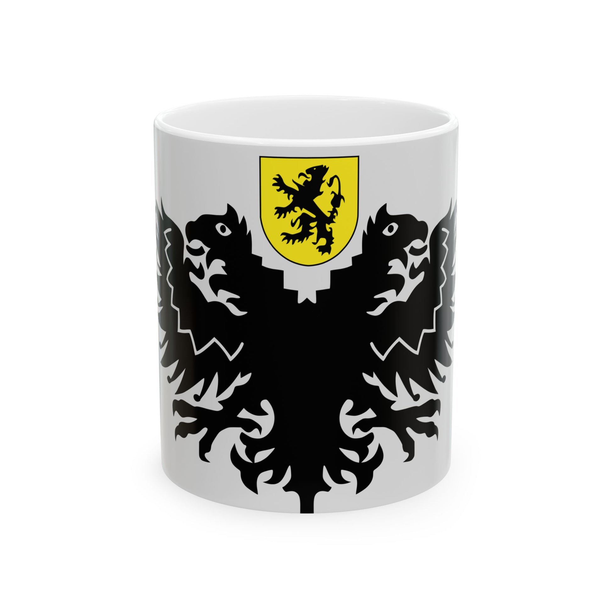 Lo-Reninge vlag (Belgium) White Coffee Mug-11oz-Go Mug Yourself
