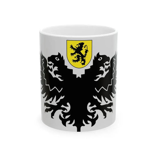 Lo-Reninge vlag (Belgium) White Coffee Mug 11oz - Go Mug Yourself