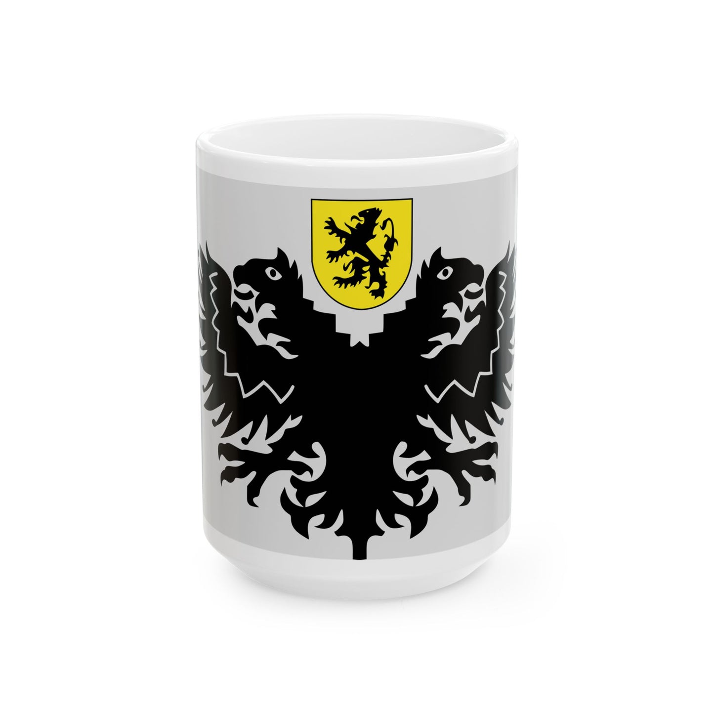 Lo-Reninge vlag (Belgium) White Coffee Mug-15oz-Go Mug Yourself