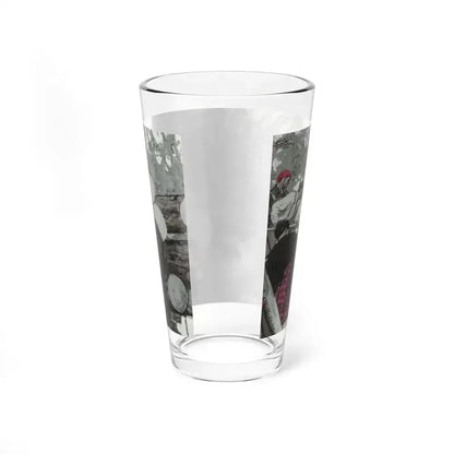 Loading Lumber. American Magazine story illustration, March 1935 - Pint Glass 16oz - Go Mug Yourself