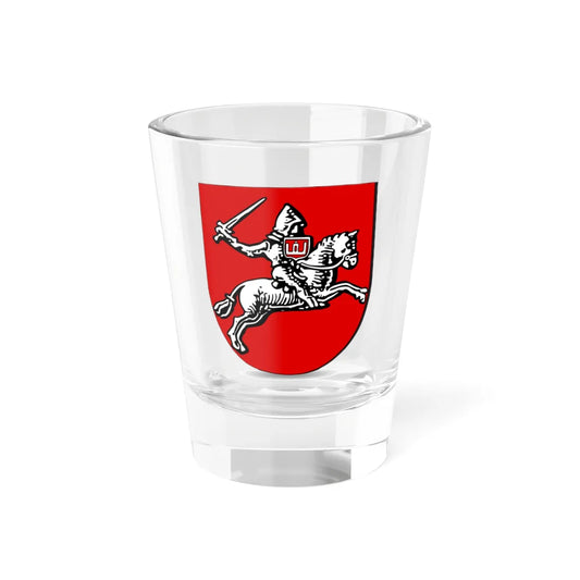 Lob Погоня Сигизмунда Кейстутовича1 (Belarus) (Coat of Arms) Shot Glass 1.5oz 1.5oz - Go Mug Yourself