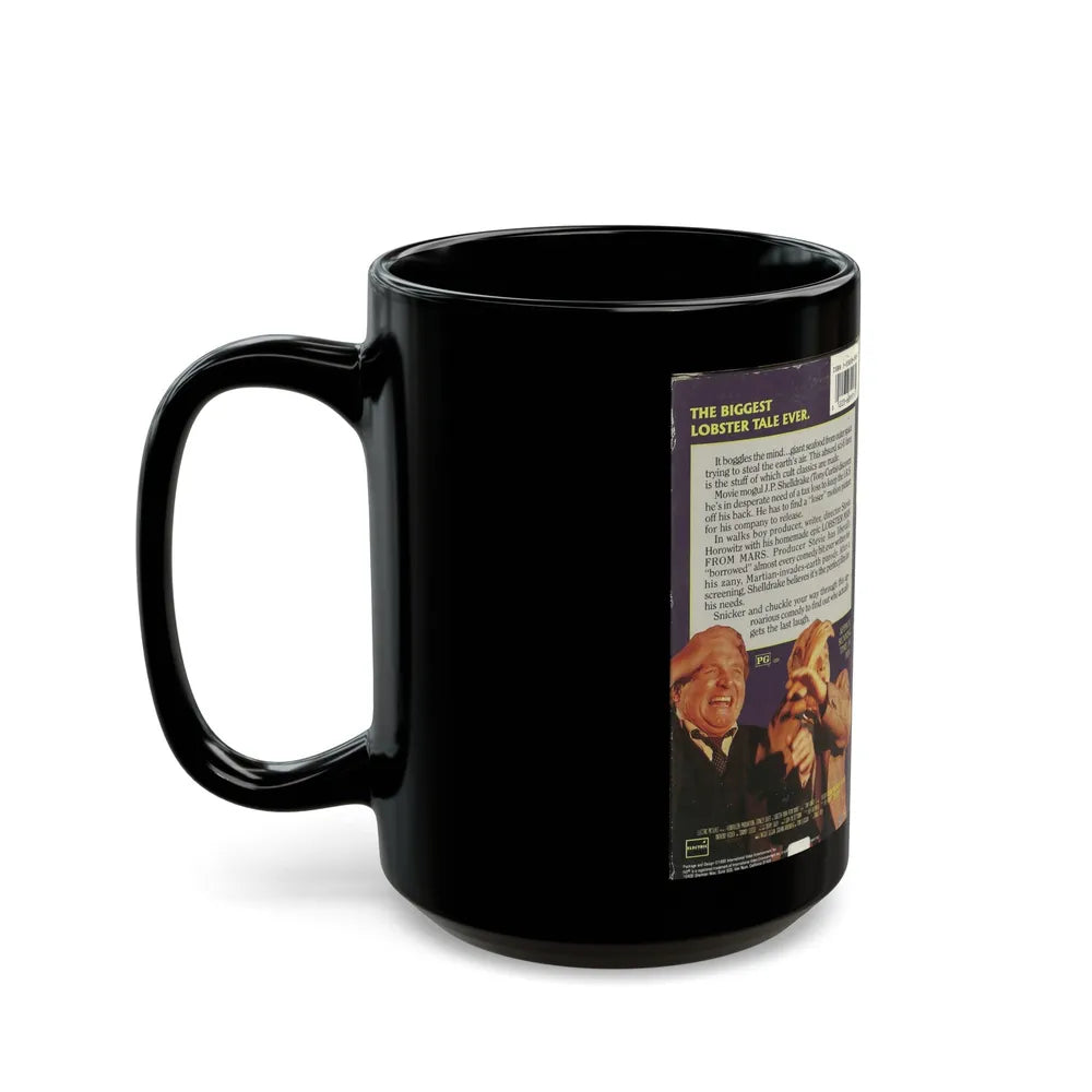 LOBSTER MAN FROM MARS (VHS COVER) - Black Coffee Mug-Go Mug Yourself