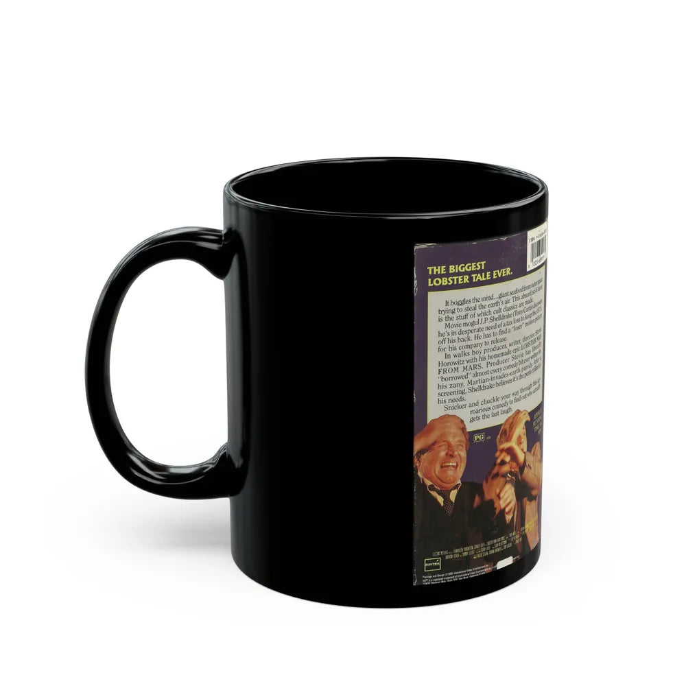 LOBSTER MAN FROM MARS (VHS COVER) - Black Coffee Mug-Go Mug Yourself