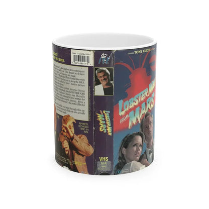 LOBSTER MAN FROM MARS (VHS COVER) - White Coffee Mug 11oz - Go Mug Yourself