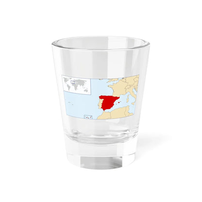 LocationSpain (Spain) Shot Glass 1.5oz 1.5oz - Go Mug Yourself