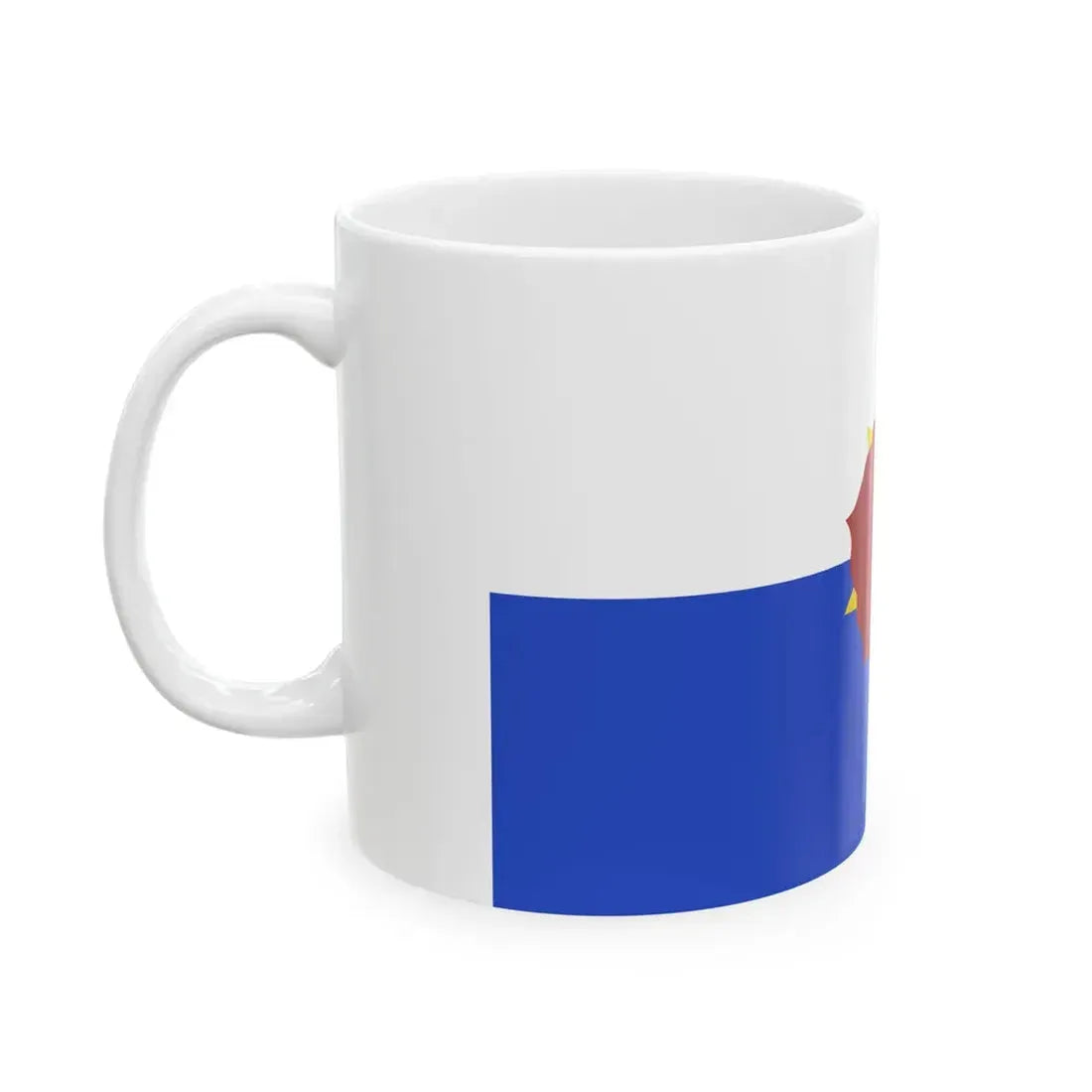 Lochristi vlag (Belgium) White Coffee Mug - Go Mug Yourself