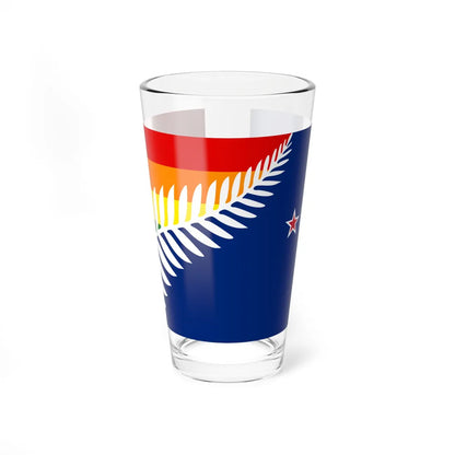 Lockwood New Zealand LGBT Flag (New Zealand) Pint Glass 16oz 16oz - Go Mug Yourself