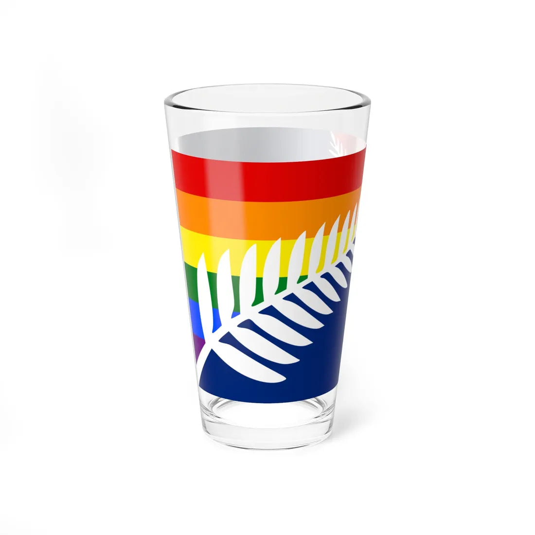 Lockwood New Zealand LGBT Flag (New Zealand) Pint Glass 16oz - Go Mug Yourself