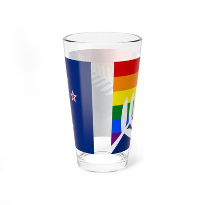 Lockwood New Zealand LGBT Flag (New Zealand) Pint Glass 16oz - Go Mug Yourself