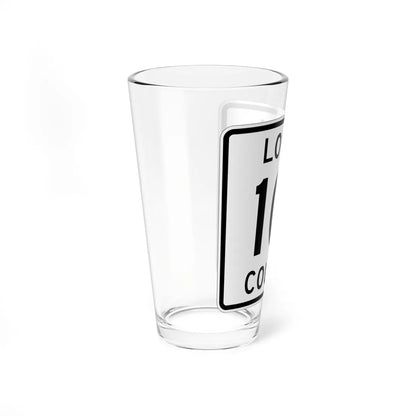 Logan County Route 101 OH (Ohio) (Road Sign) Pint Glass 16oz - Go Mug Yourself