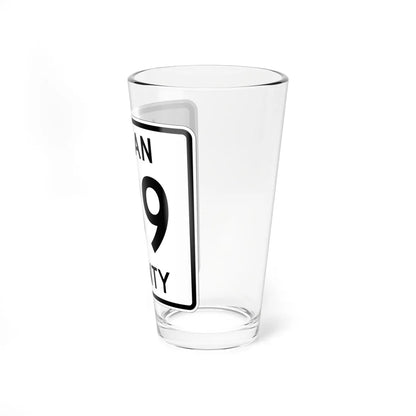 Logan County Route 189 OH (Ohio) (Road Sign) Pint Glass 16oz - Go Mug Yourself
