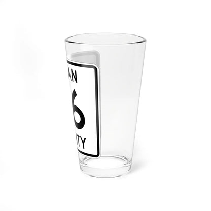 Logan County Route 26 OH (Ohio) (Road Sign) Pint Glass 16oz - Go Mug Yourself