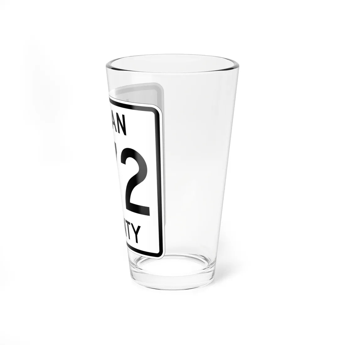 Logan County Route 272 OH (Ohio) (Road Sign) Pint Glass 16oz - Go Mug Yourself
