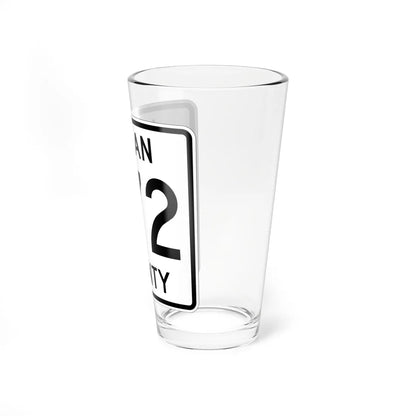 Logan County Route 272 OH (Ohio) (Road Sign) Pint Glass 16oz - Go Mug Yourself