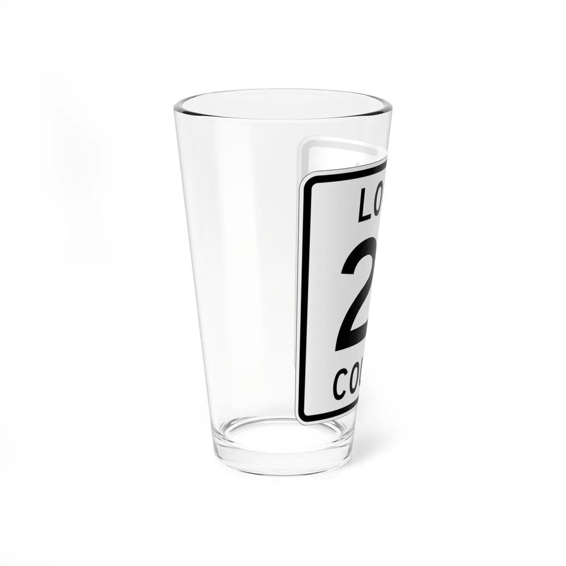 Logan County Route 29 OH (Ohio) (Road Sign) Pint Glass 16oz - Go Mug Yourself