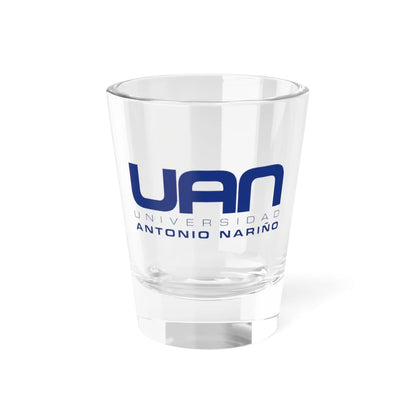 Logo de la Universidad Antonio Nariño (Colombia) (Coat of Arms) Shot Glass 1.5oz 1.5oz - Go Mug Yourself