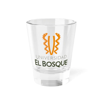 Logo de la Universidad El Bosque (Colombia) (Coat of Arms) Shot Glass 1.5oz 1.5oz - Go Mug Yourself