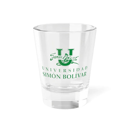Logo de la Universidad Simón Bolívar (Colombia) (Coat of Arms) Shot Glass 1.5oz 1.5oz - Go Mug Yourself