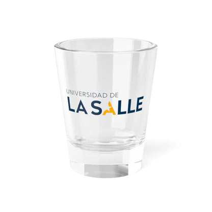 Logo de la Univesidad de la Salle Bogotá (Colombia) (Coat of Arms) Shot Glass 1.5oz 1.5oz - Go Mug Yourself