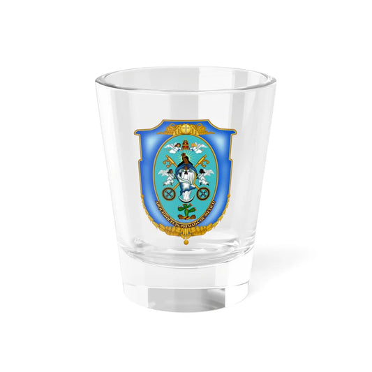 Logo del APM (Costa Rica) (Coat of Arms) Shot Glass 1.5oz 1.5oz - Go Mug Yourself