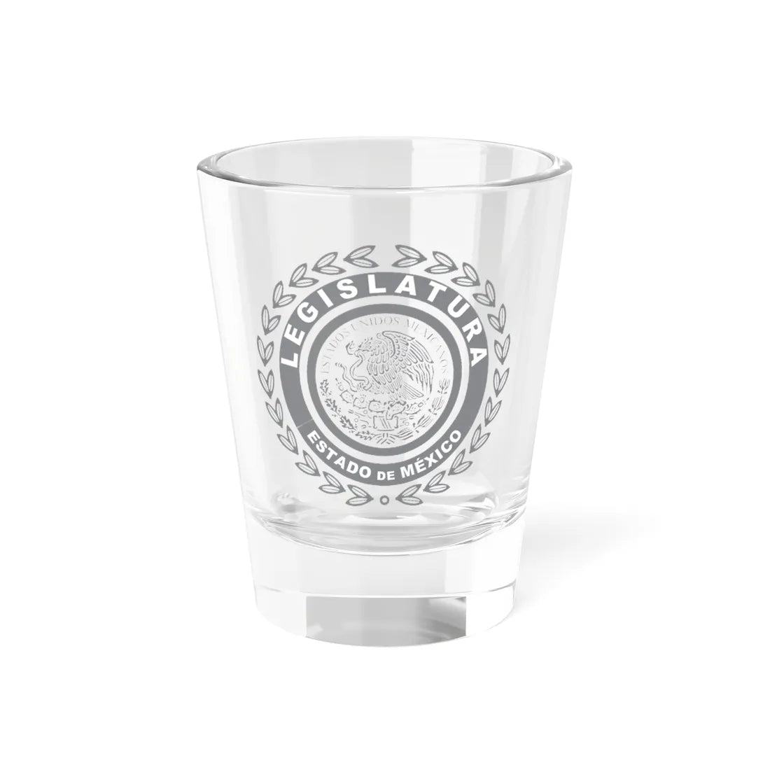 Logo del Congreso del Estado de México (Mexico) (Coat of Arms) Shot Glass 1.5oz 1.5oz - Go Mug Yourself
