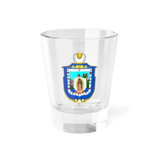 Logo del INBSMG (Costa Rica) (Coat of Arms) Shot Glass 1.5oz 1.5oz - Go Mug Yourself
