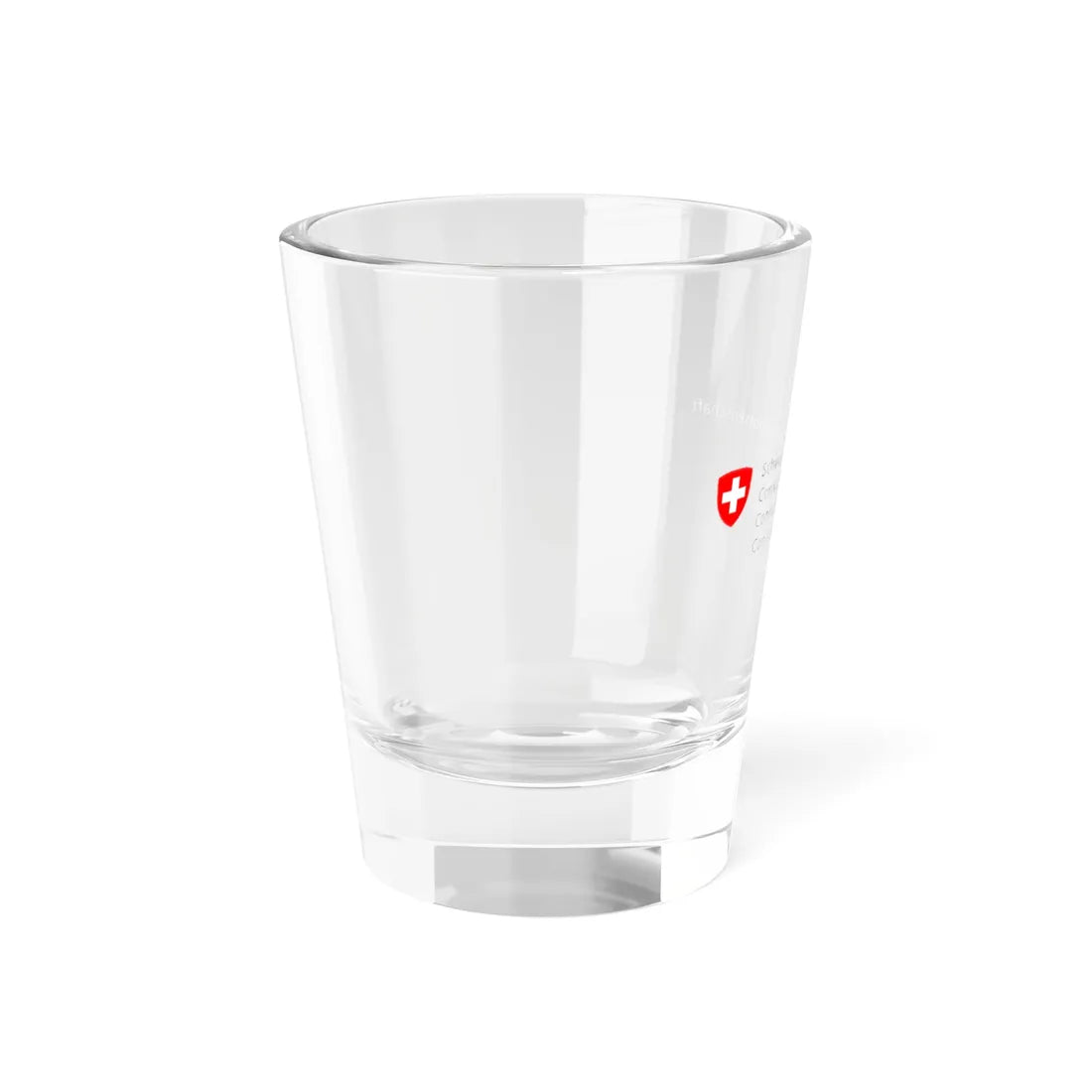 Logo der Schweizerischen Eidgenossenschaft (Switzerland) (Coat of Arms) Shot Glass 1.5oz - Go Mug Yourself