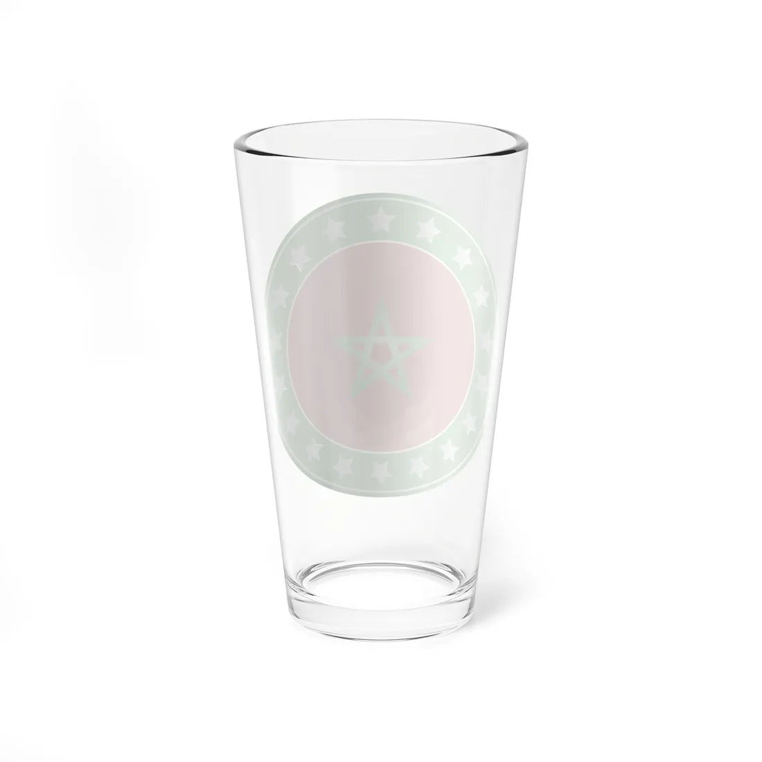 Logo Flag Morocco (Morocco) Pint Glass 16oz - Go Mug Yourself