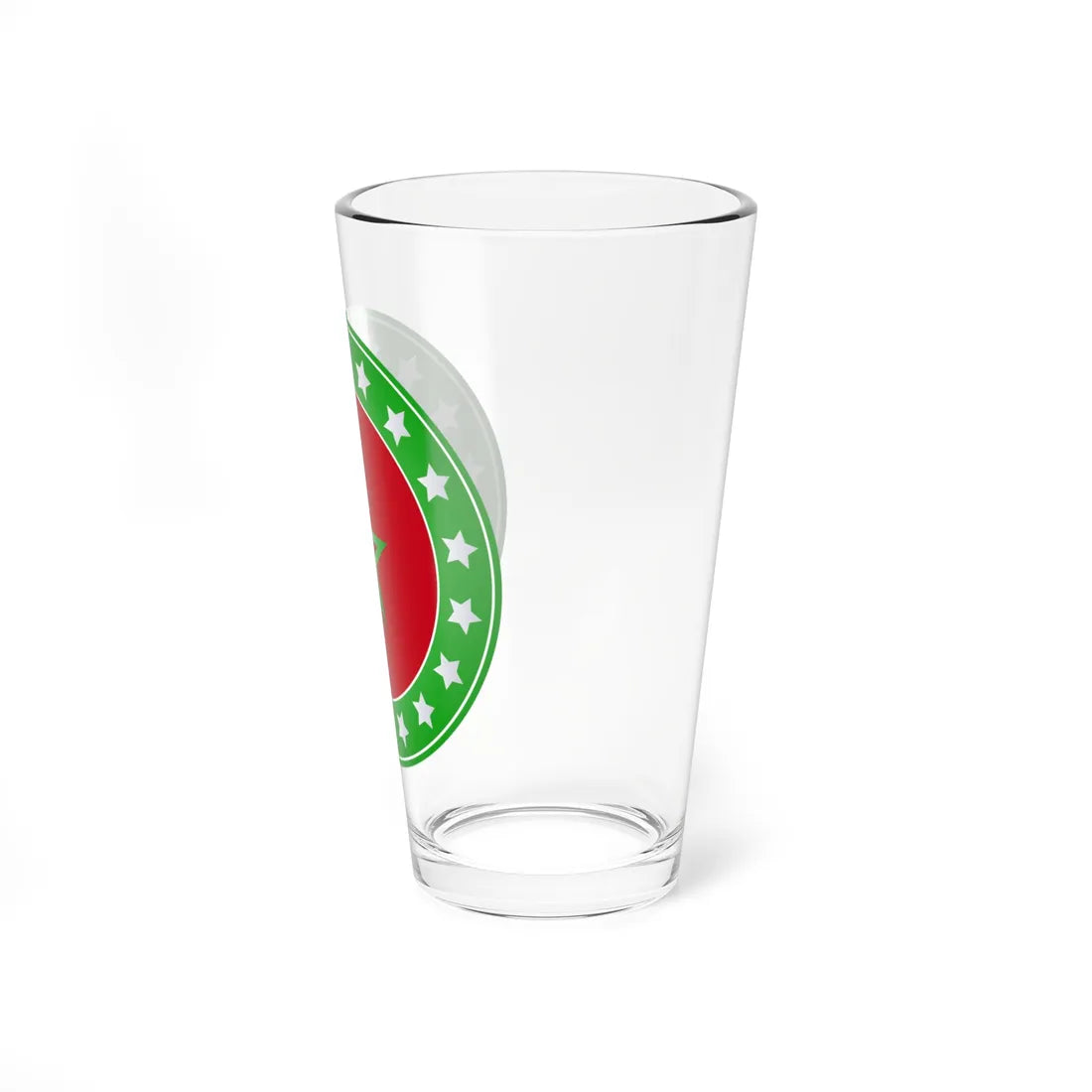 Logo Flag Morocco (Morocco) Pint Glass 16oz - Go Mug Yourself