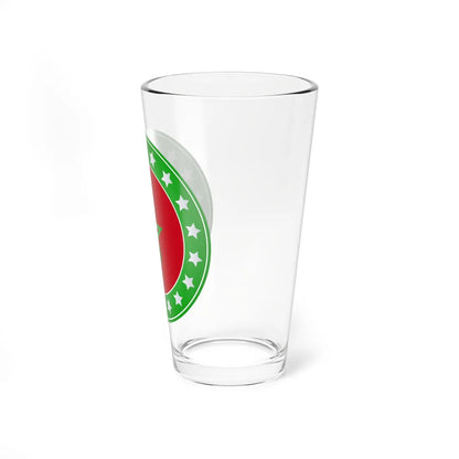 Logo Flag Morocco (Morocco) Pint Glass 16oz - Go Mug Yourself