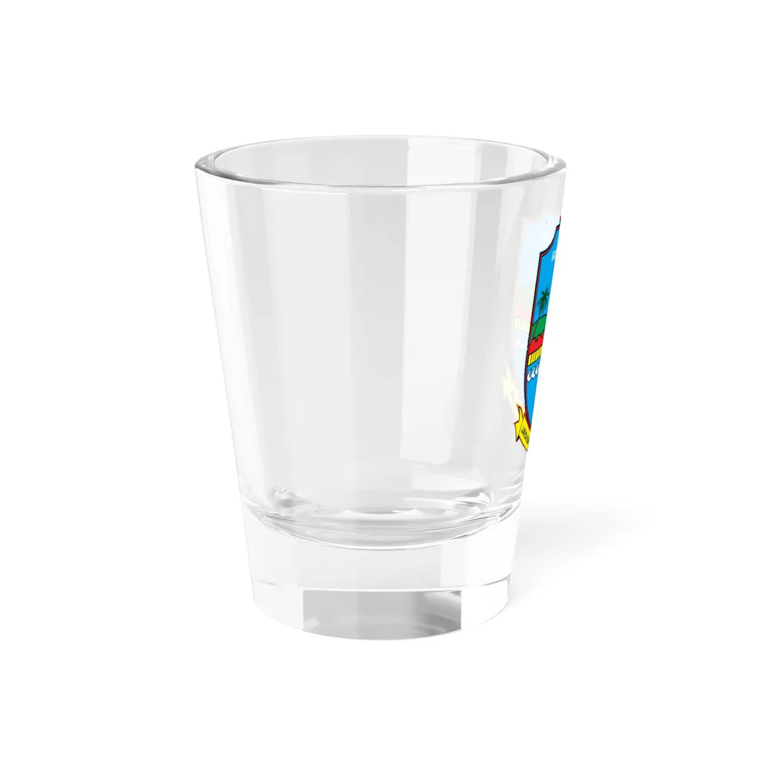 Logo Kabupaten Pangandaran (Indonesia) (Coat of Arms) Shot Glass 1.5oz - Go Mug Yourself