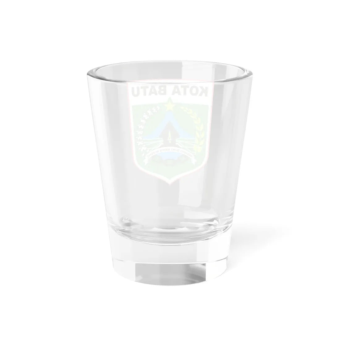 Logo Kota Batu Jawa Timur Seal of Batu East Java (Indonesia) (Coat of Arms) Shot Glass 1.5oz - Go Mug Yourself
